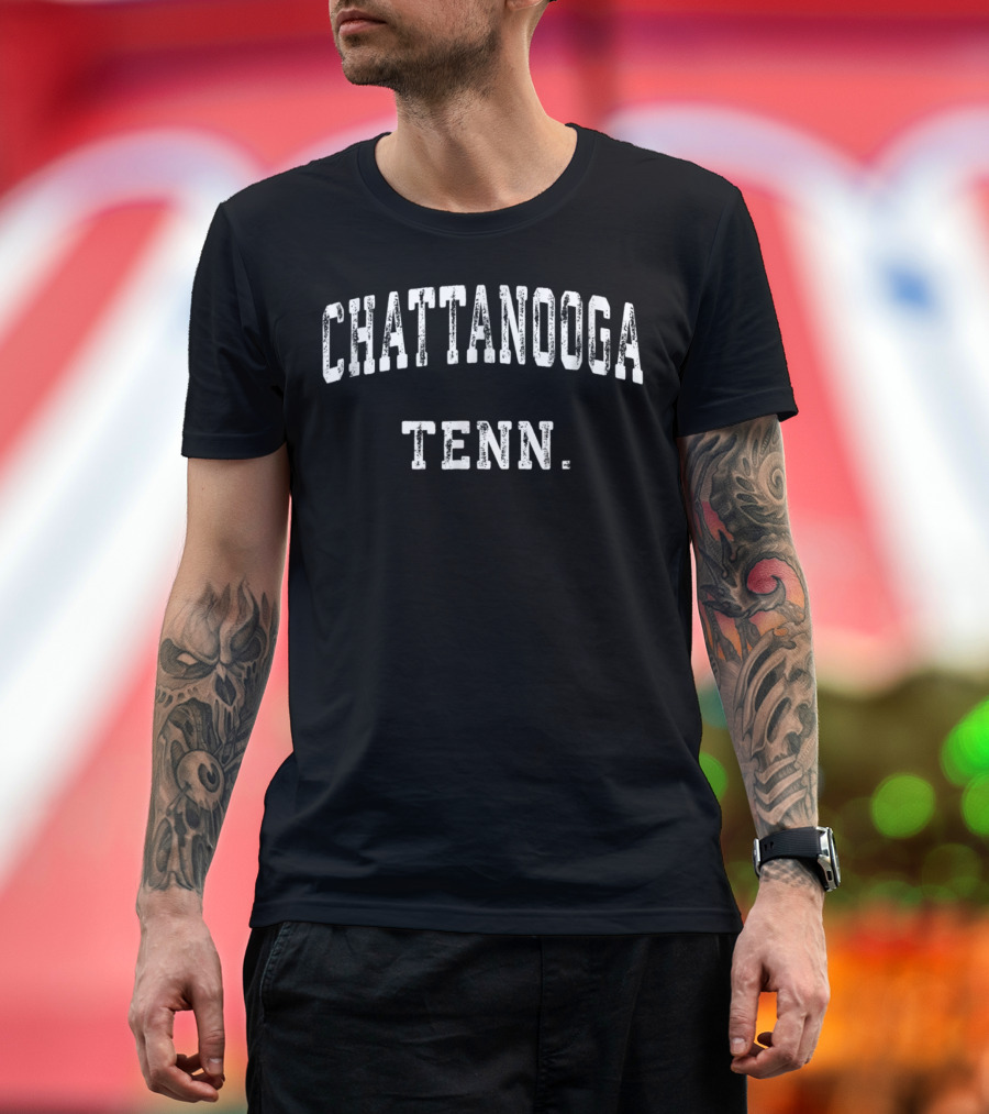 Chattanooga Tennessee Tenn Vintage Athletic Sports T-Shirt