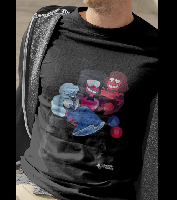 CN Steven Universe I Am Made Of Love Fusion Garnet Sapphire Ruby T-Shirt