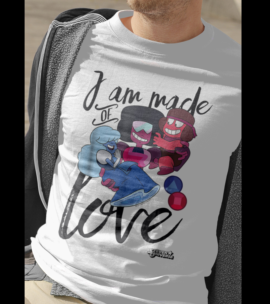 CN Steven Universe I Am Made Of Love Fusion Garnet Sapphire Ruby T-Shirt