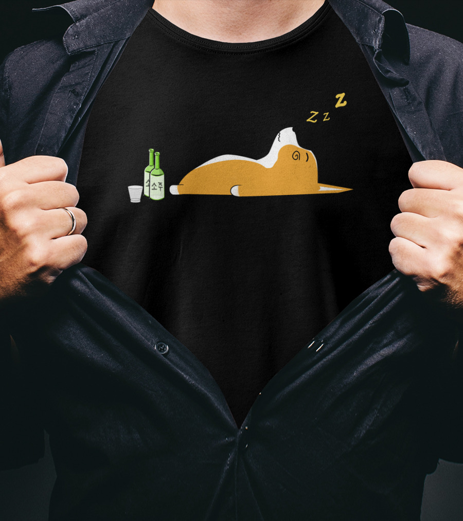 Corgi Nightlife Soju Snooze ZZZ T-Shirt
