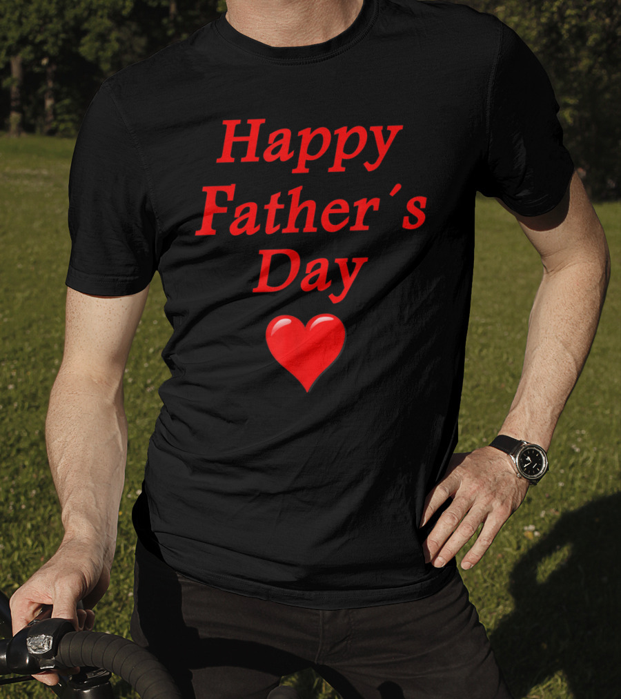 Happy Father's Day Heart T-Shirt