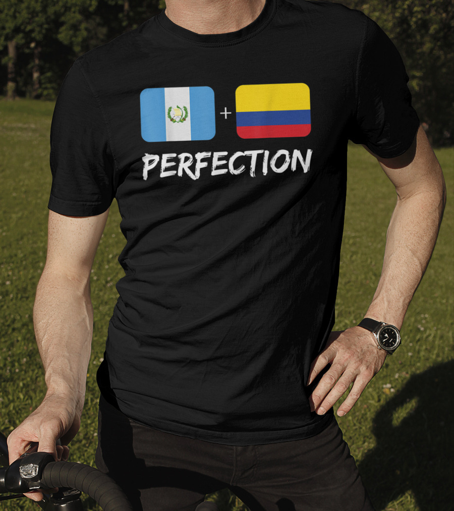 Guatemalan Flag Plus Colombian Flag Equals Perfection T-Shirt
