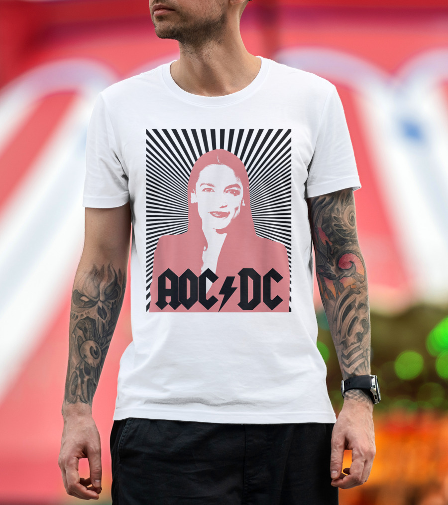 AOC DC Alexandria Ocasio Cortez Latina Congress Bold Iconic T-Shirt