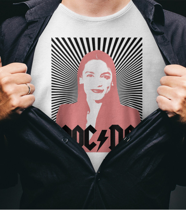 AOC DC Alexandria Ocasio Cortez Latina Congress Bold Iconic T-Shirt