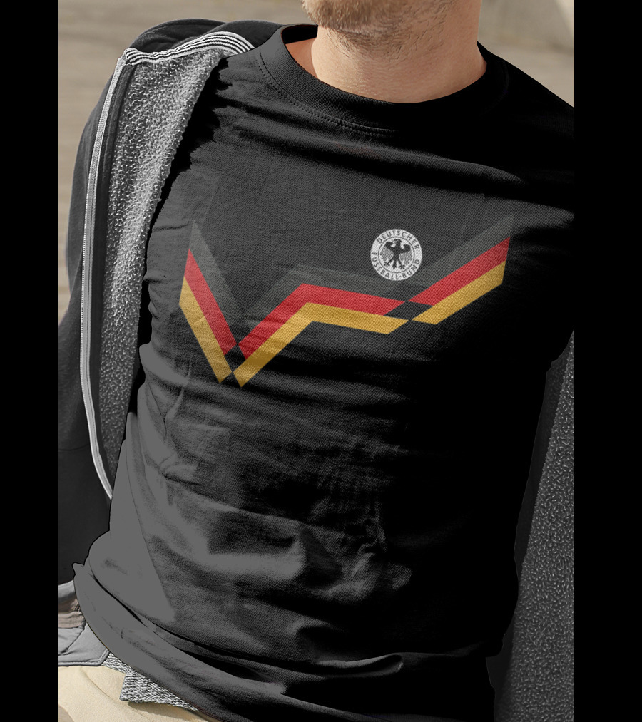 Germany Soccer Jersey Vintage German 1990 Deutsche Fussball-Bund Top T-Shirt