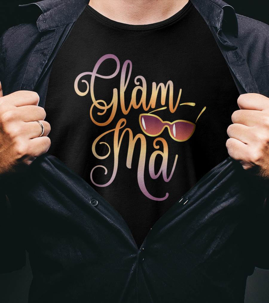 Glamma Fashion Grandma Sunglasses Glam Ma T-Shirt