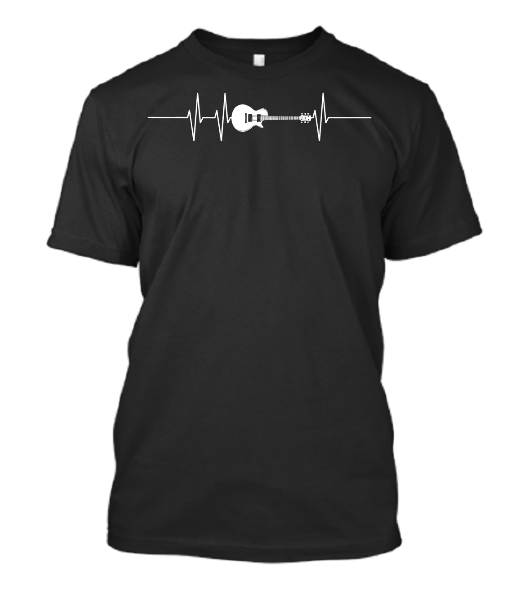 Guitar Heartbeat Line T-Shirt