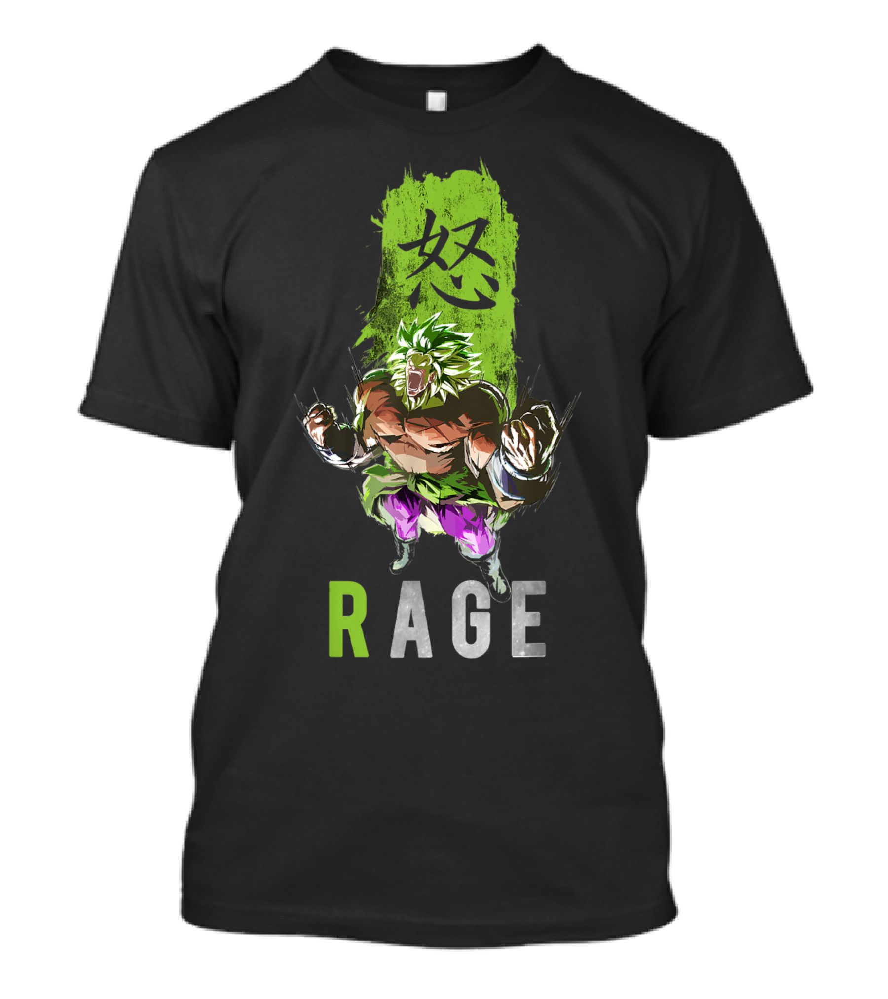Broly The Legendary Fighter Rage Anger Power Burst T-Shirt