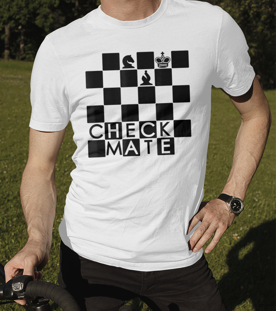 Chess Board Checkmate Knight Bishop King T-Shirt