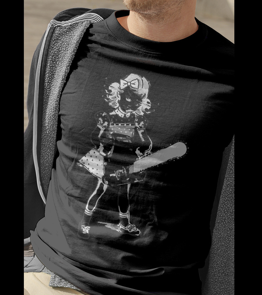 Chainsaw Girl Punk Goth Horror Aesthetic T-Shirt