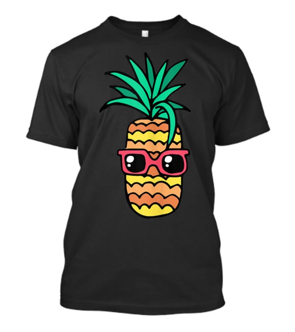 Aloha Hawaiian Pineapple Sunglasses Summer Beach Vibes T-Shirt