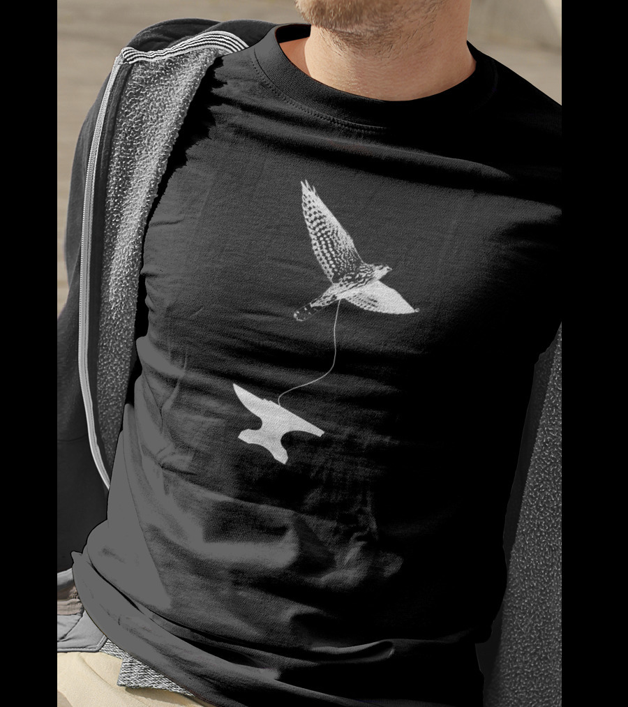 Heavy Falcon Anvil Flight Comedy T-Shirt