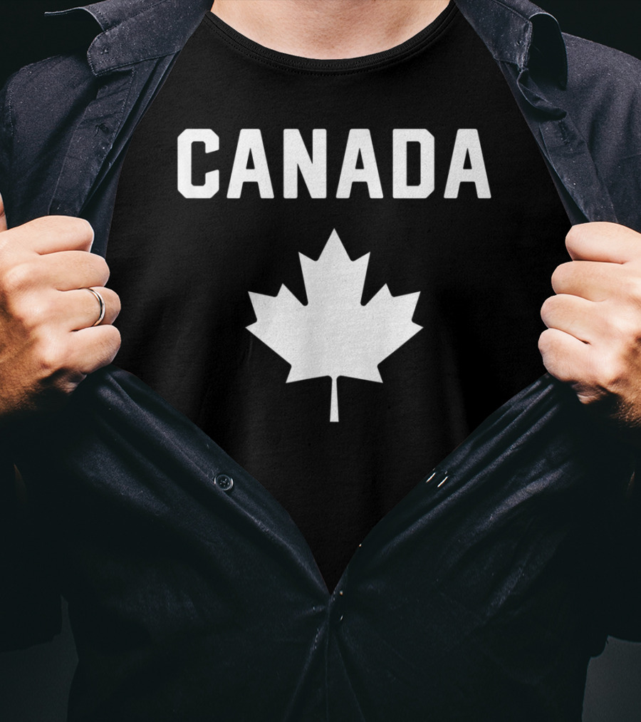 Canada Maple Leaf Minimalist T-Shirt