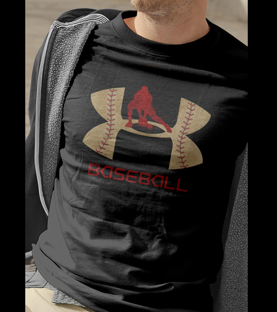 Under Armour Baseball Batter Vintage Style T-Shirt
