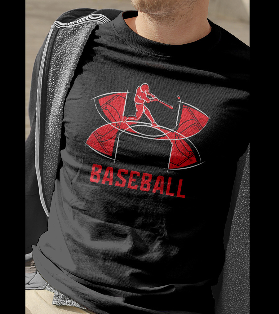 Under Armour Baseball Red Batter T-Shirt