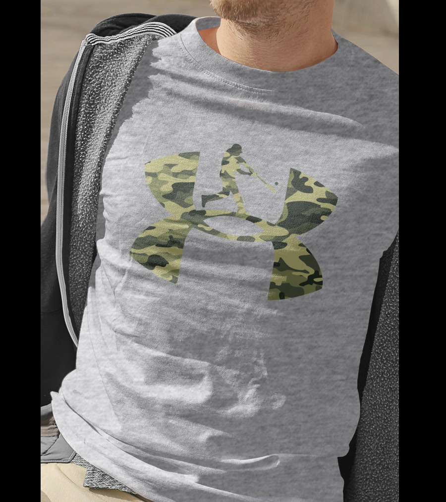 Under Armour Camo Baseball T-Shirt