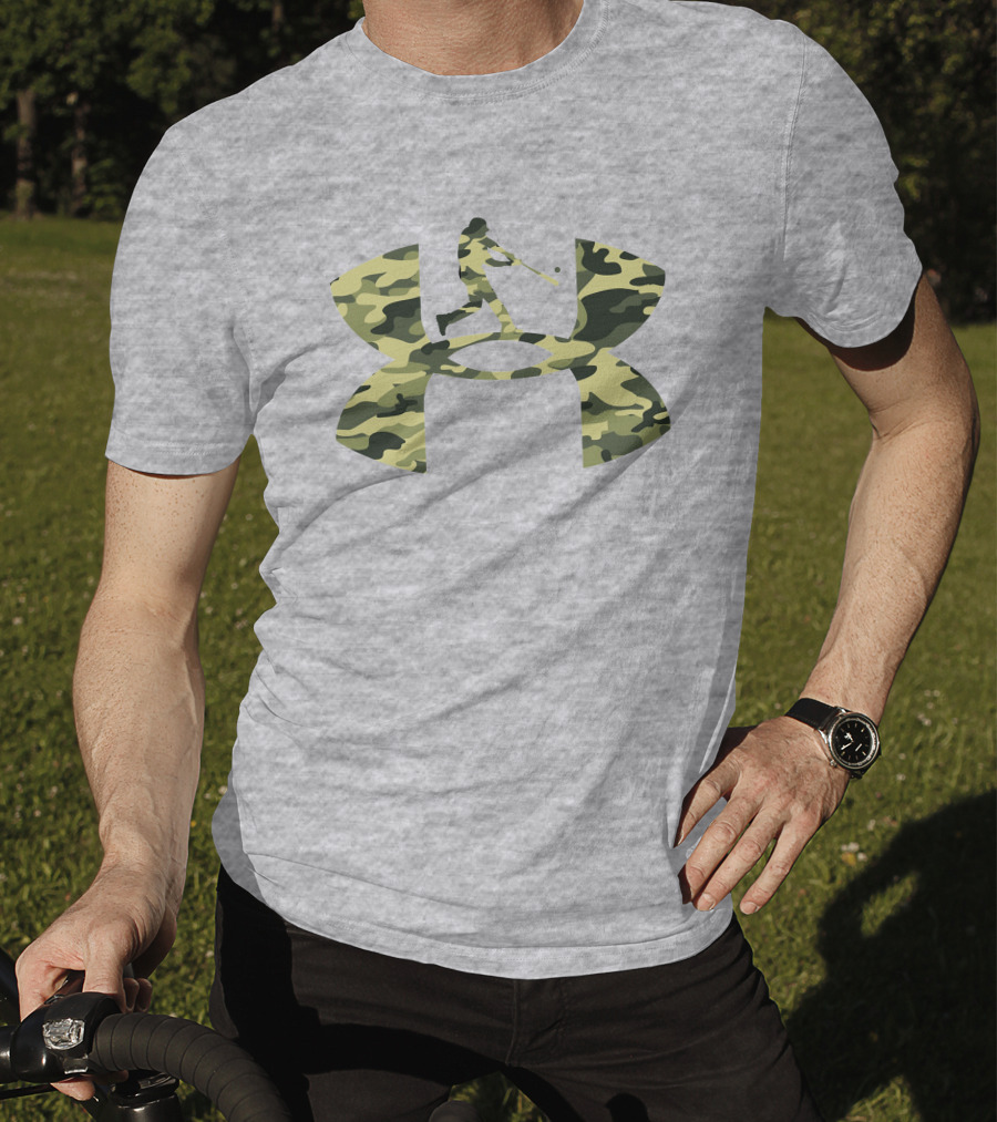 Under Armour Camo Baseball T-Shirt