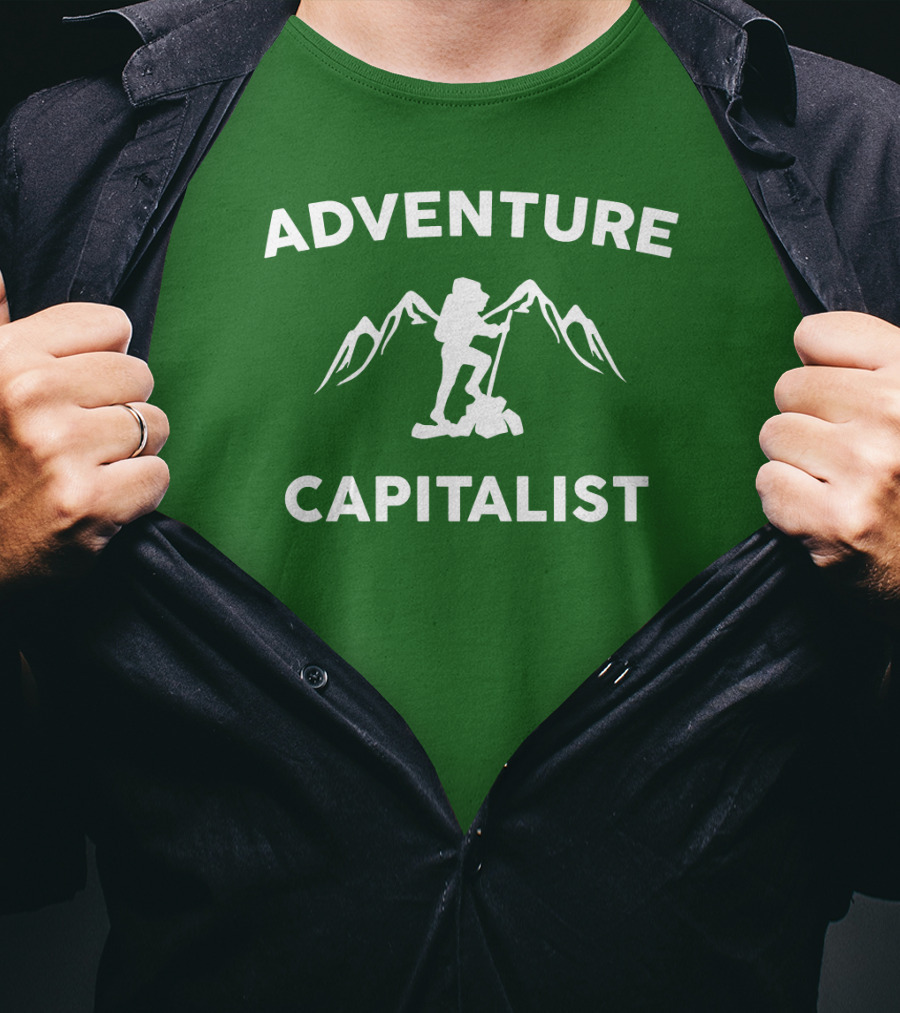 Adventure Capitalist Hiking Mountain Climber T-Shirt