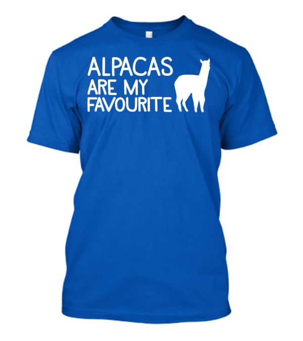 Alpacas Are My Favourite T-Shirt