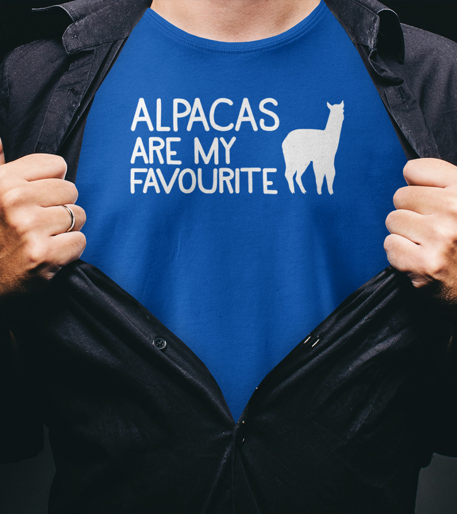 Alpacas Are My Favourite T-Shirt