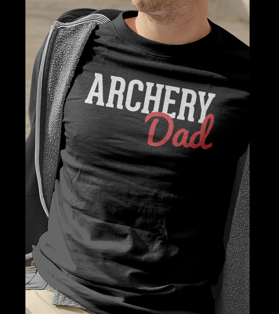 Archery Dad Father's Day Bow Hunting Enthusiast T-Shirt