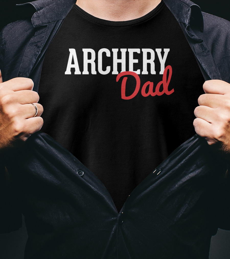 Archery Dad Father's Day Bow Hunting Enthusiast T-Shirt
