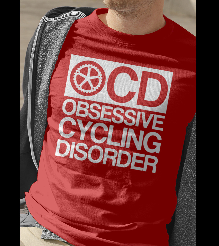 OCD Obsessive Cycling Disorder Gearwheel T-Shirt