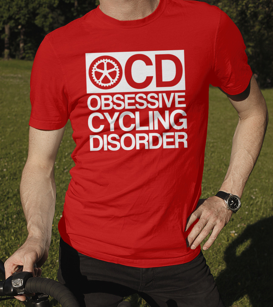 OCD Obsessive Cycling Disorder Gearwheel T-Shirt