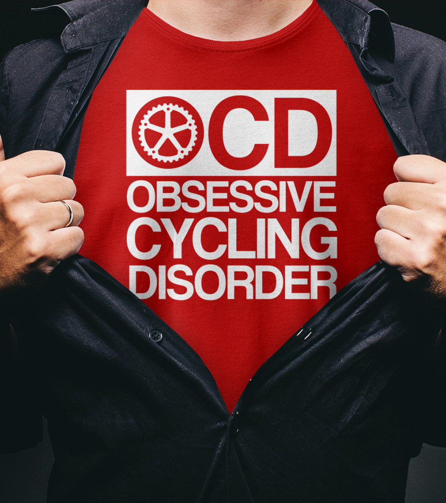 OCD Obsessive Cycling Disorder Gearwheel T-Shirt