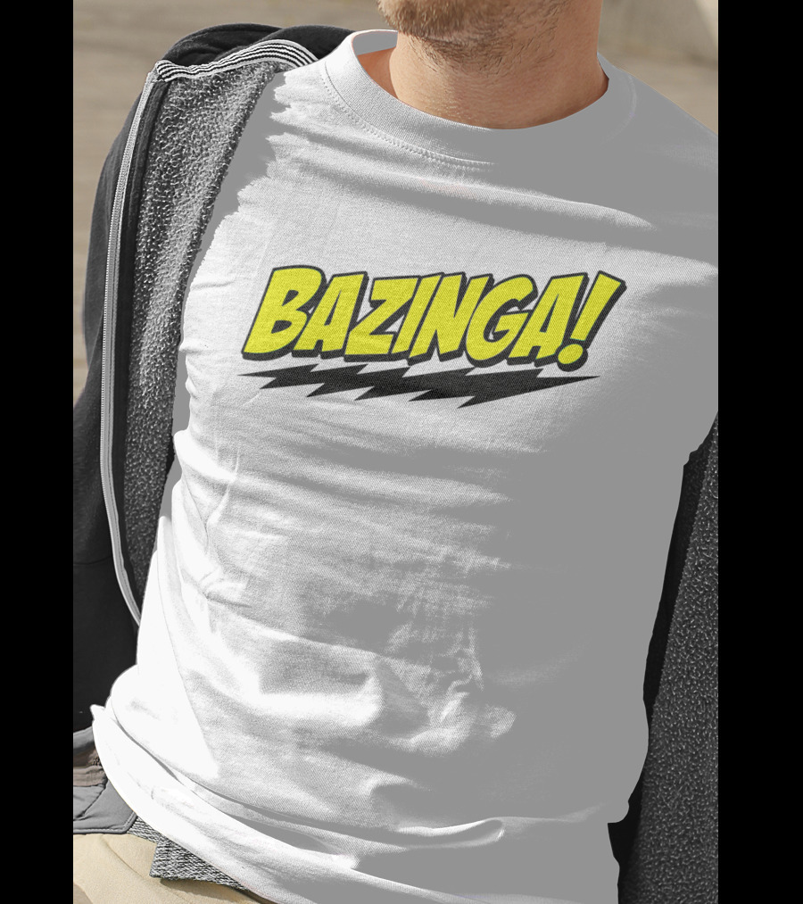 Big Bang Theory Bazinga Sheldon Cooper Comic T-Shirt