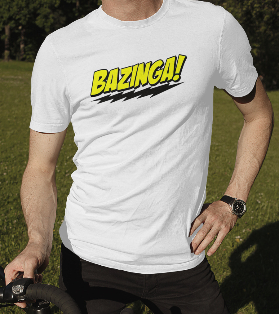 Big Bang Theory Bazinga Sheldon Cooper Comic T-Shirt