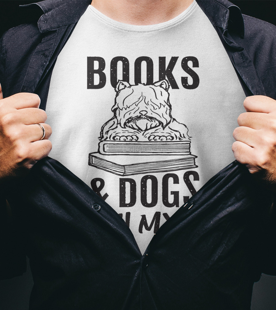 Books And Dogs Oh My T-Shirt