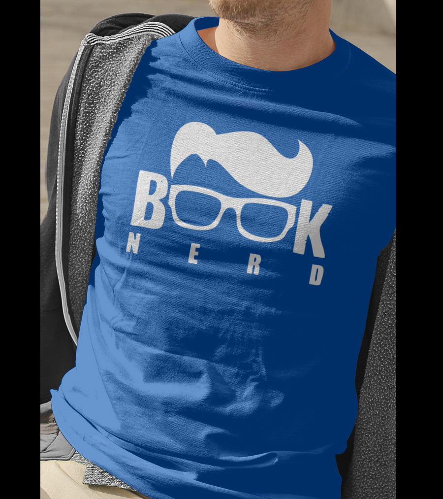 Book Nerd Glasses And Hair Silhouette T-Shirt