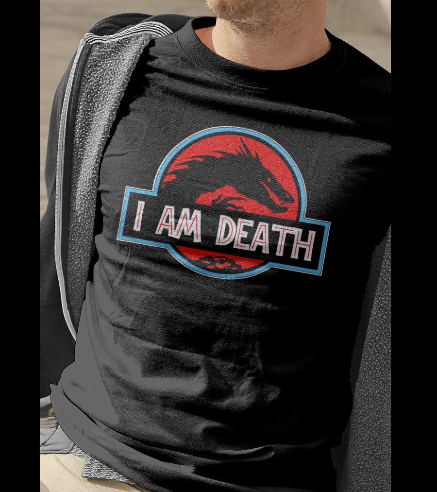 Smaug I Am Death Jurassic Park Style Red Dragon T-Shirt