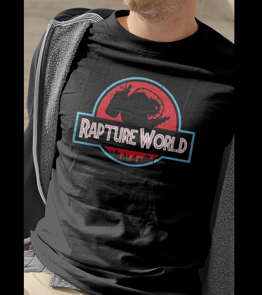 Rapture World Bioshock Jurassic Park Crossover T-Shirt