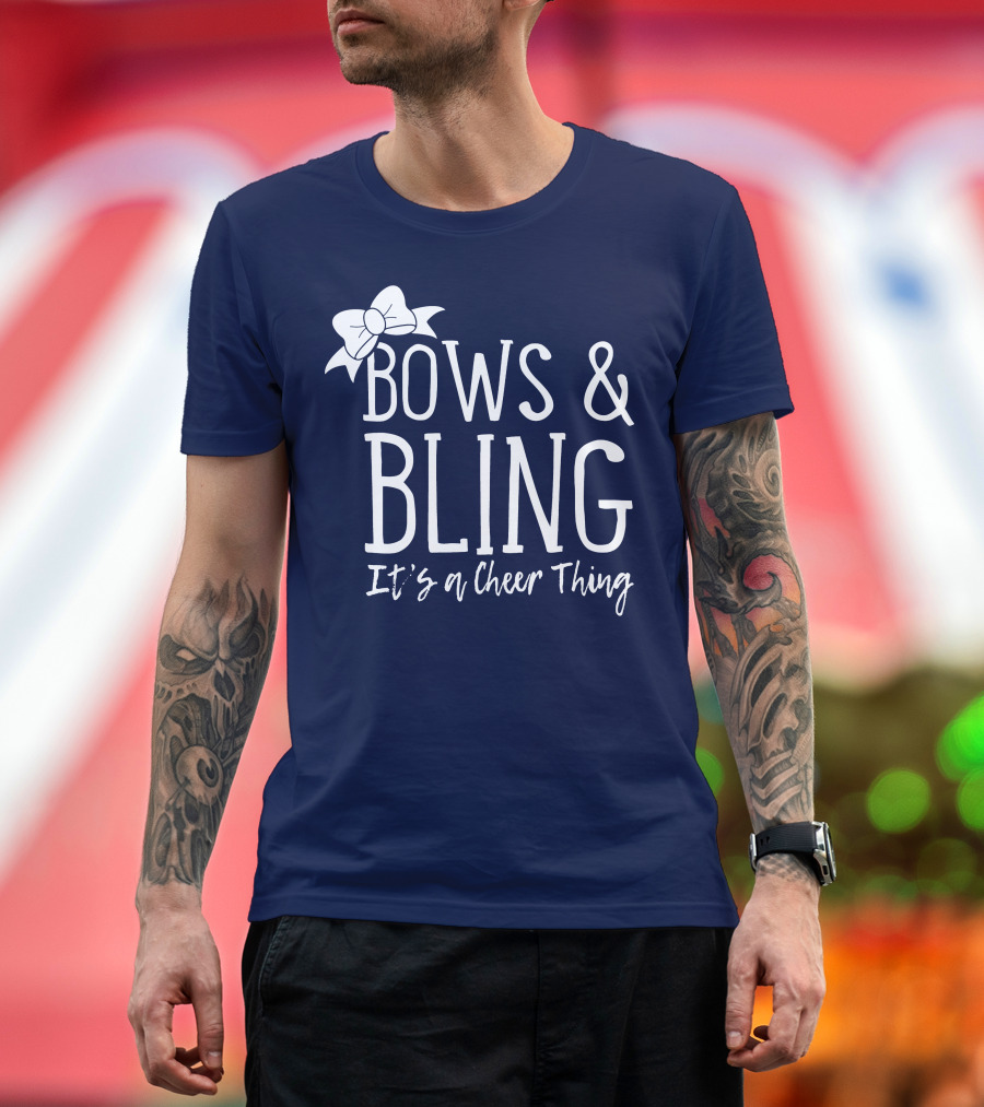 Bows and Bling It's a Cheer Thing Enthusiasts Unite T-Shirt