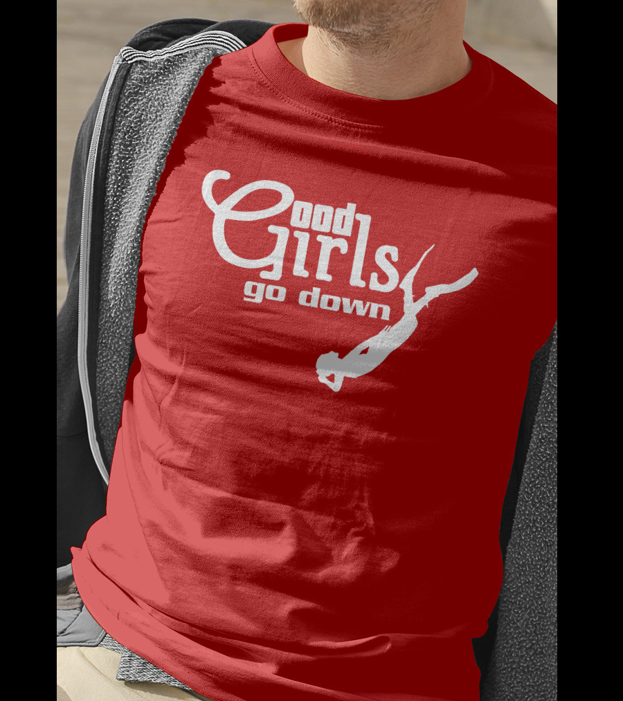 Good Girls Go Down Diving T-Shirt
