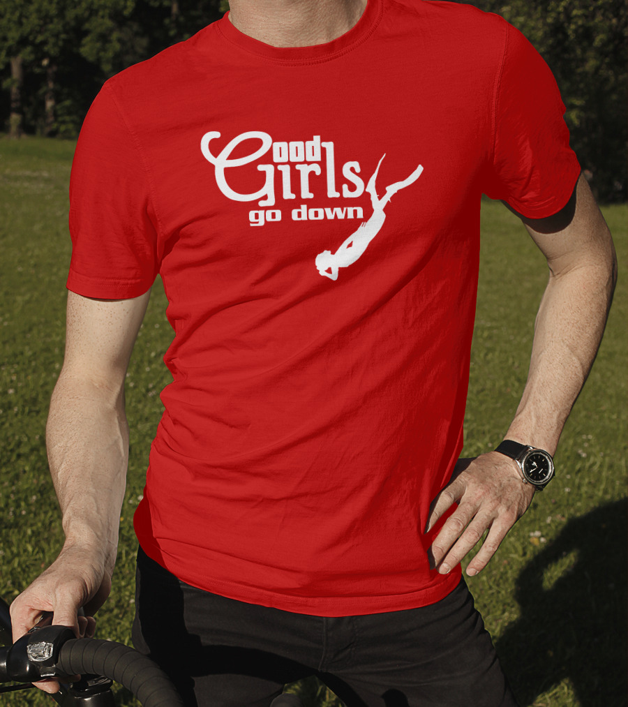 Good Girls Go Down Diving T-Shirt