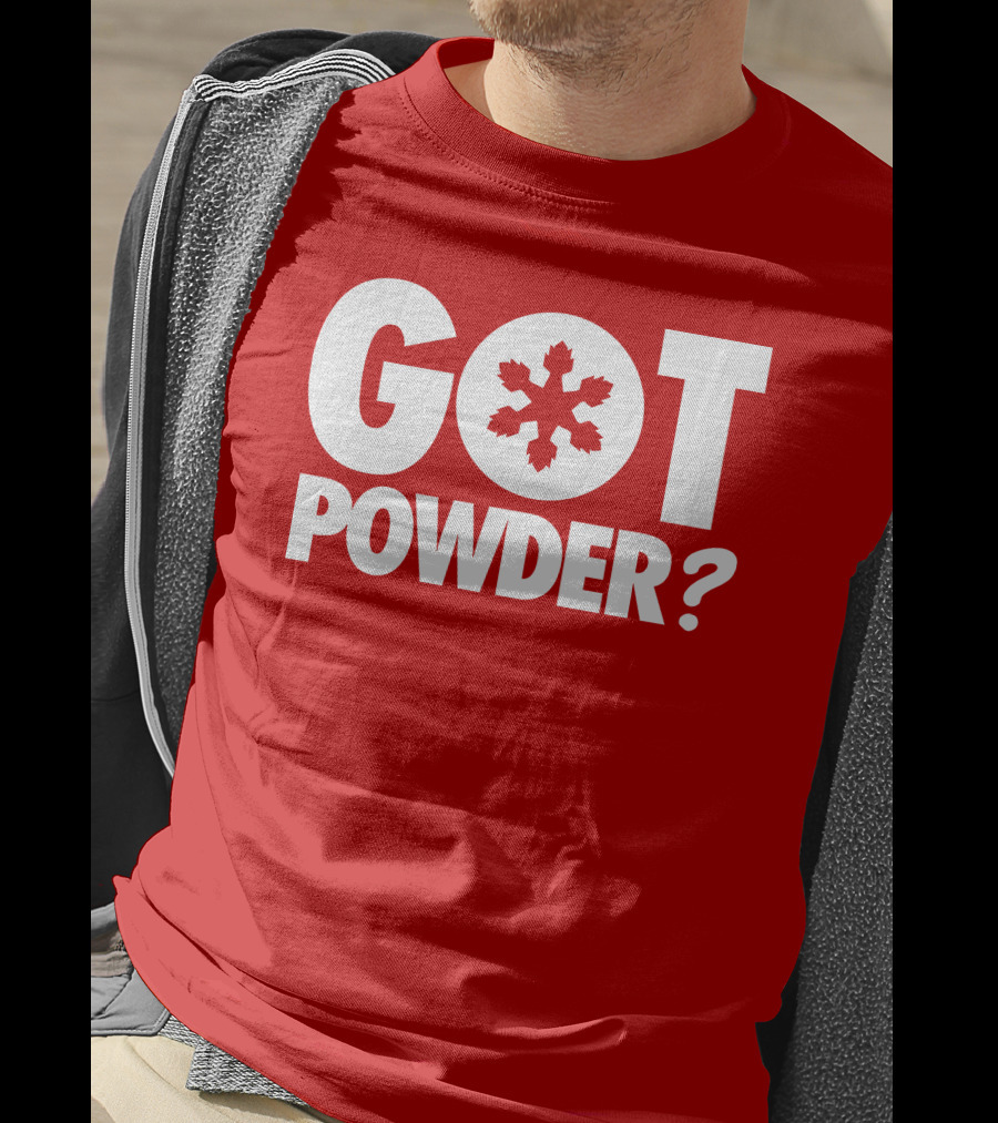 Got Powder Snowflake Skiing Enthusiast T-Shirt