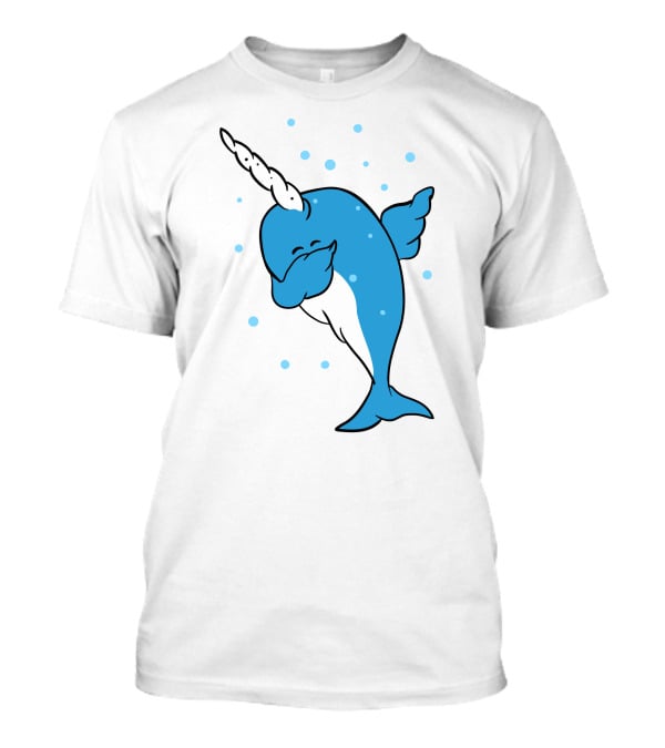Dabbing Narwhal With Spots T-Shirt