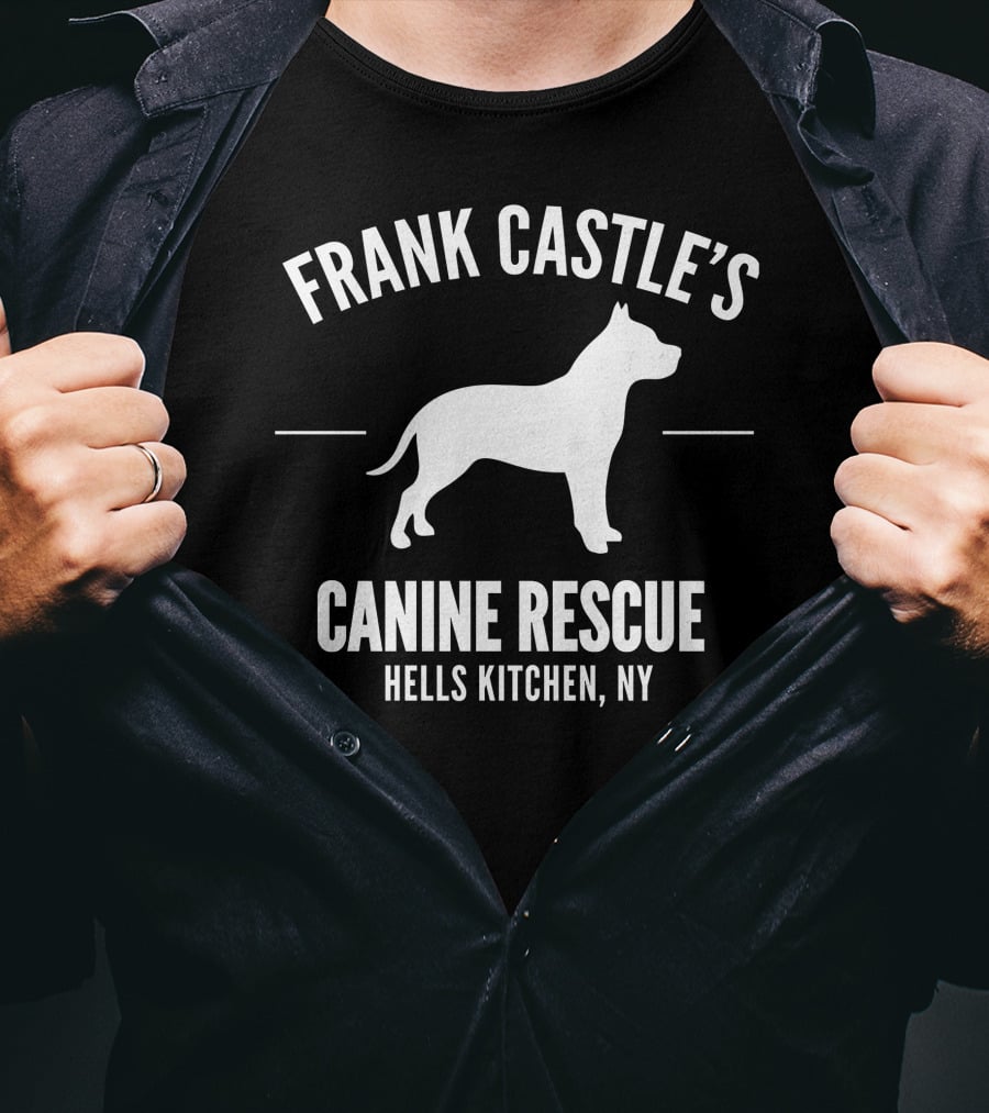 Frank Castle's Canine Rescue Hell's Kitchen, NY T-Shirt