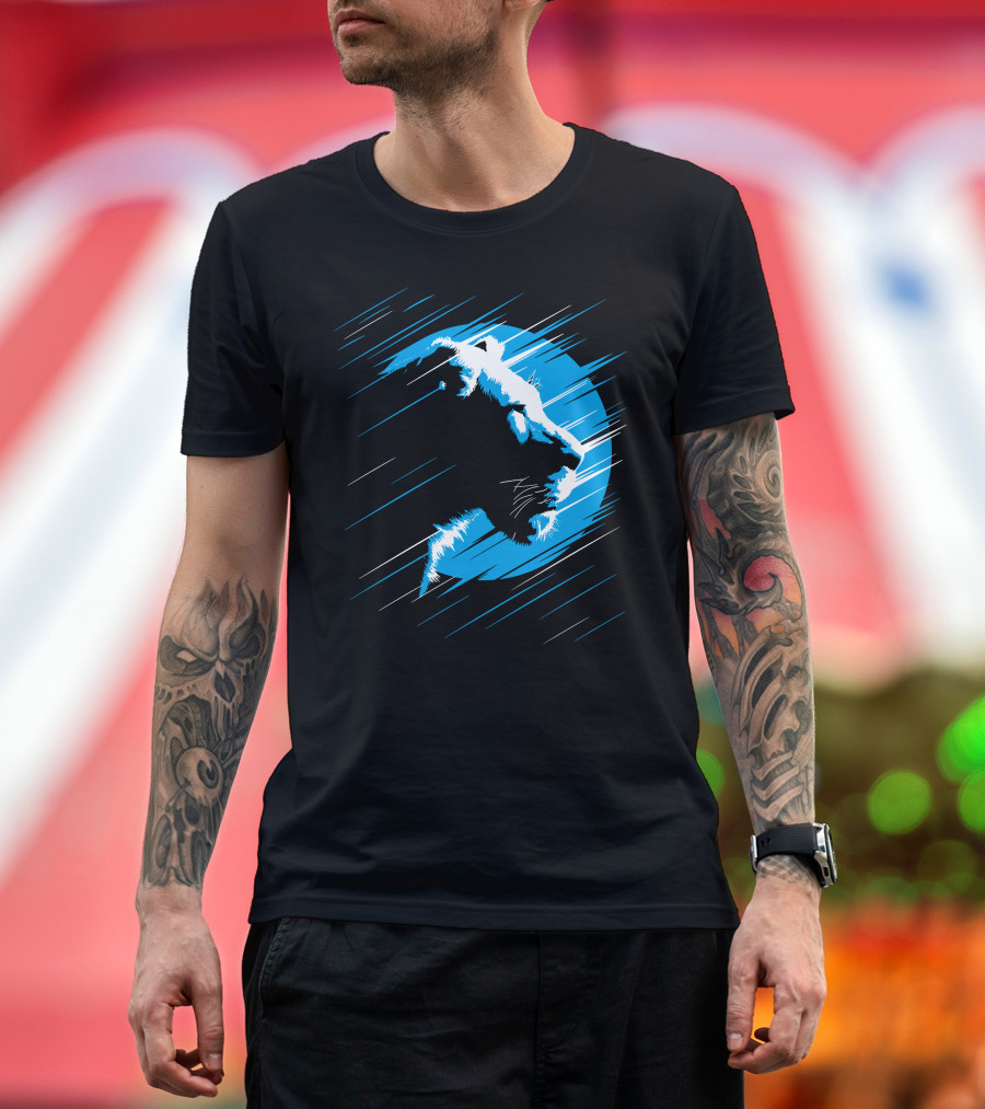 Lioness Blue Predator in Moonlight Stripes T-Shirt