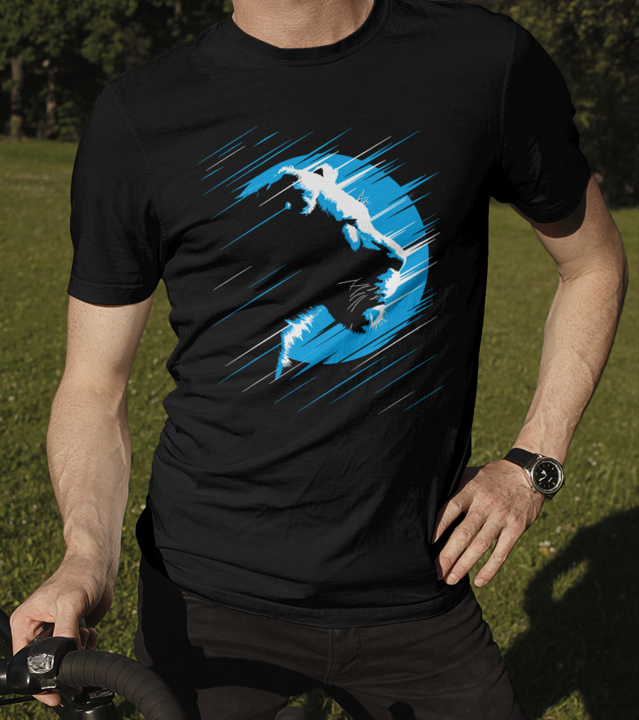 Lioness Blue Predator In Moonlight Stripes T-Shirt