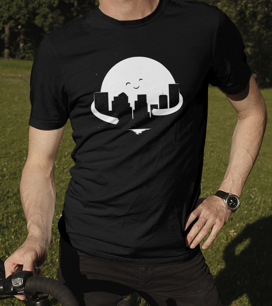 Moon Hug City Embrace T-Shirt