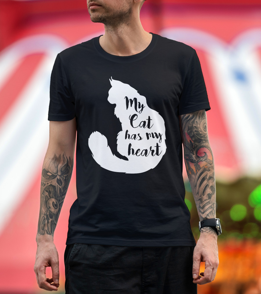 My Cat Has My Heart Cat T-Shirt