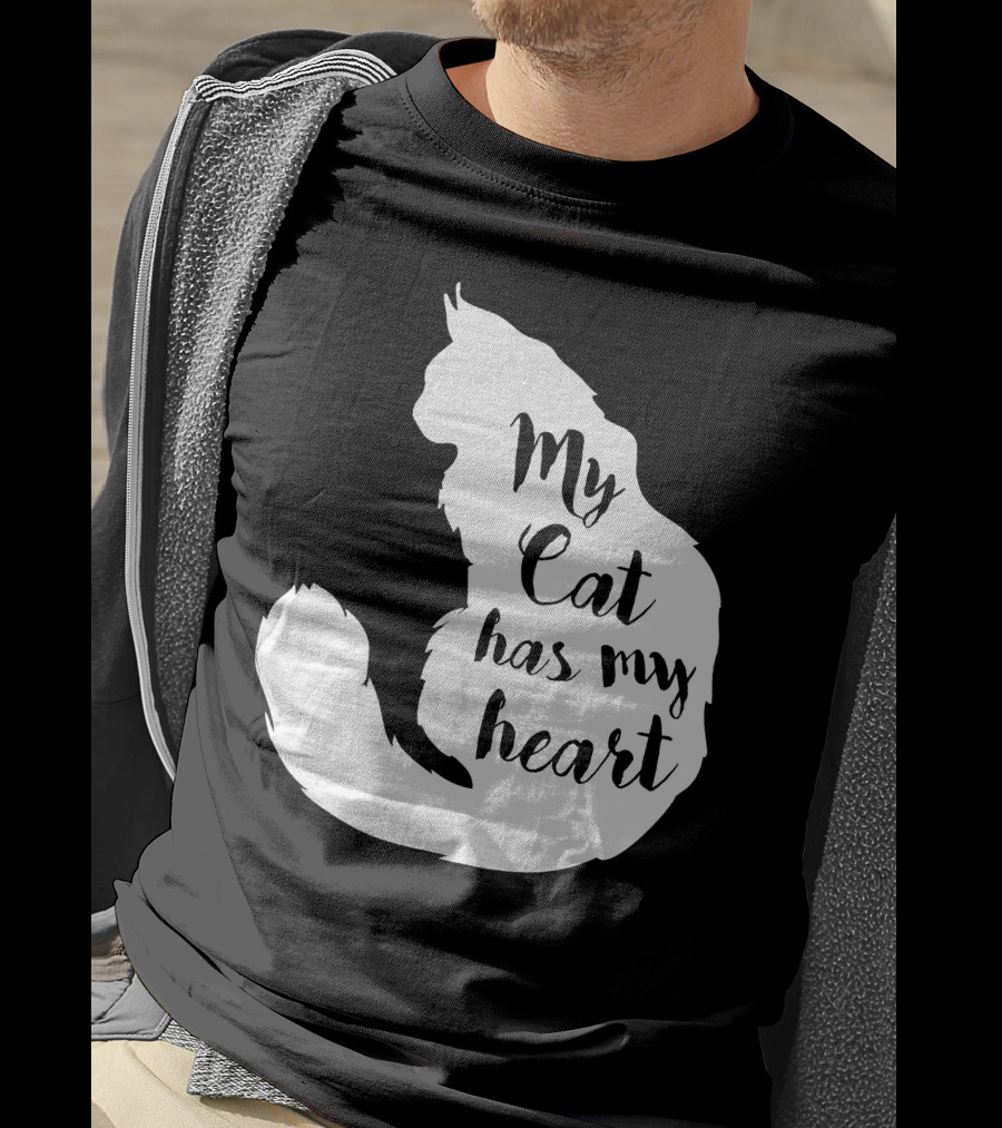 My Cat Has My Heart Cat T-Shirt