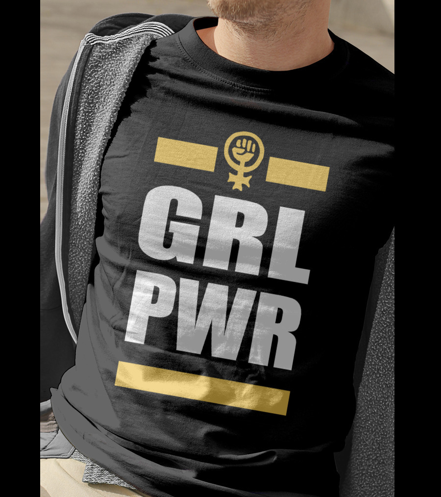 GRL PWR Feminist Symbol Empowerment T-Shirt