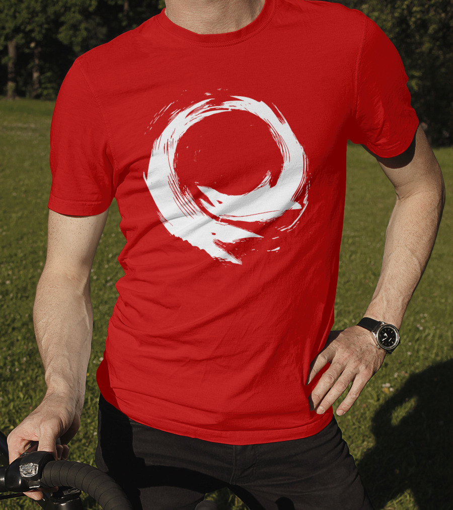 SharX Zen Enso Circle Brushstroke T-Shirt