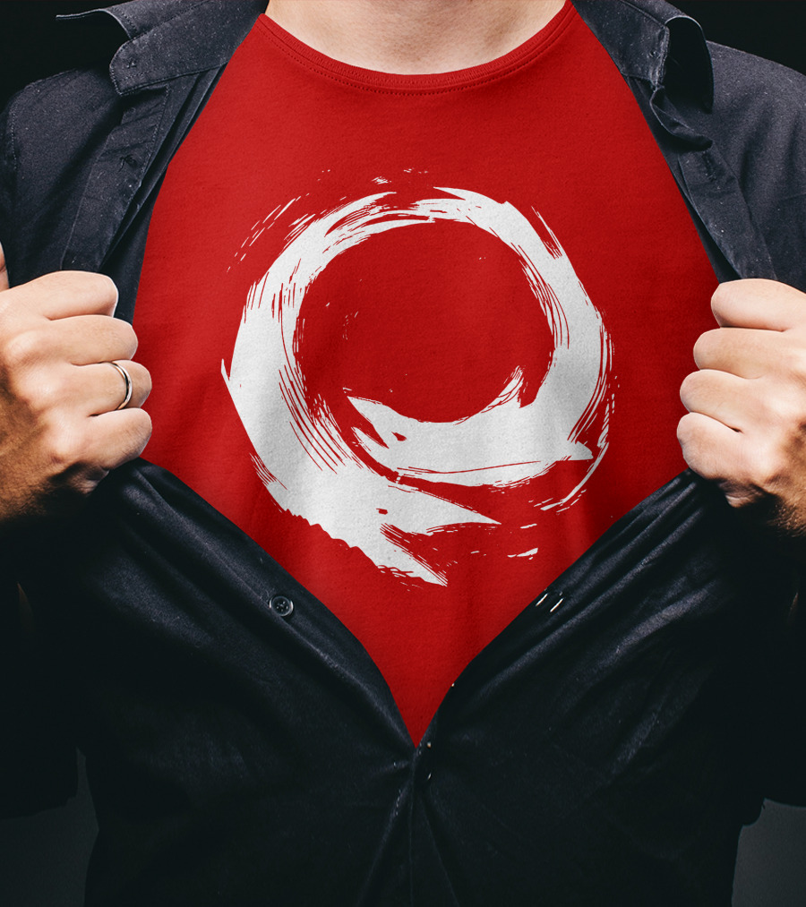 SharX Zen Enso Circle Brushstroke T-Shirt