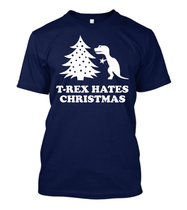 T-Rex Hates Christmas T-Shirt